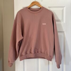 SET Active Dusty Rose Pink Sweatshirt Small
